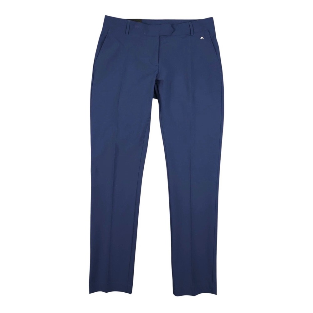 J.Lindeberg Freja Micro Stretch Golf Pants Blue Womens 27 Stretch Office Career